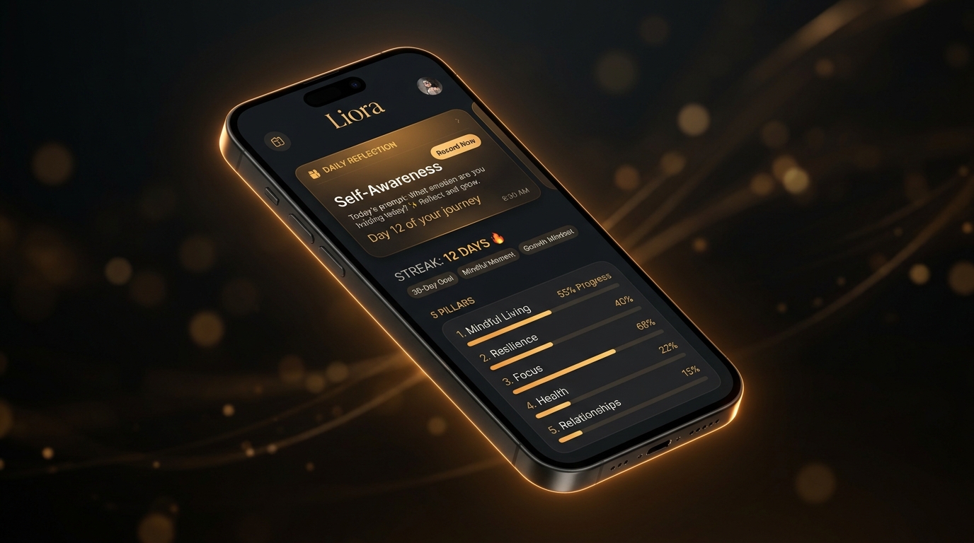 Liora App Interface Showcase